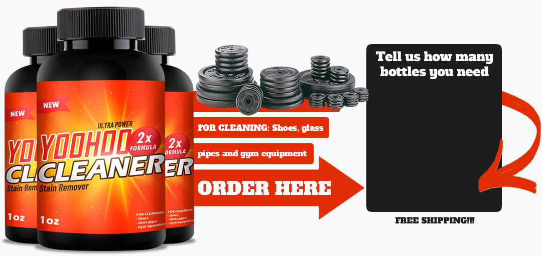 Yoohoo Cleaner - Clean gym equipments, glass pipes, and shoes